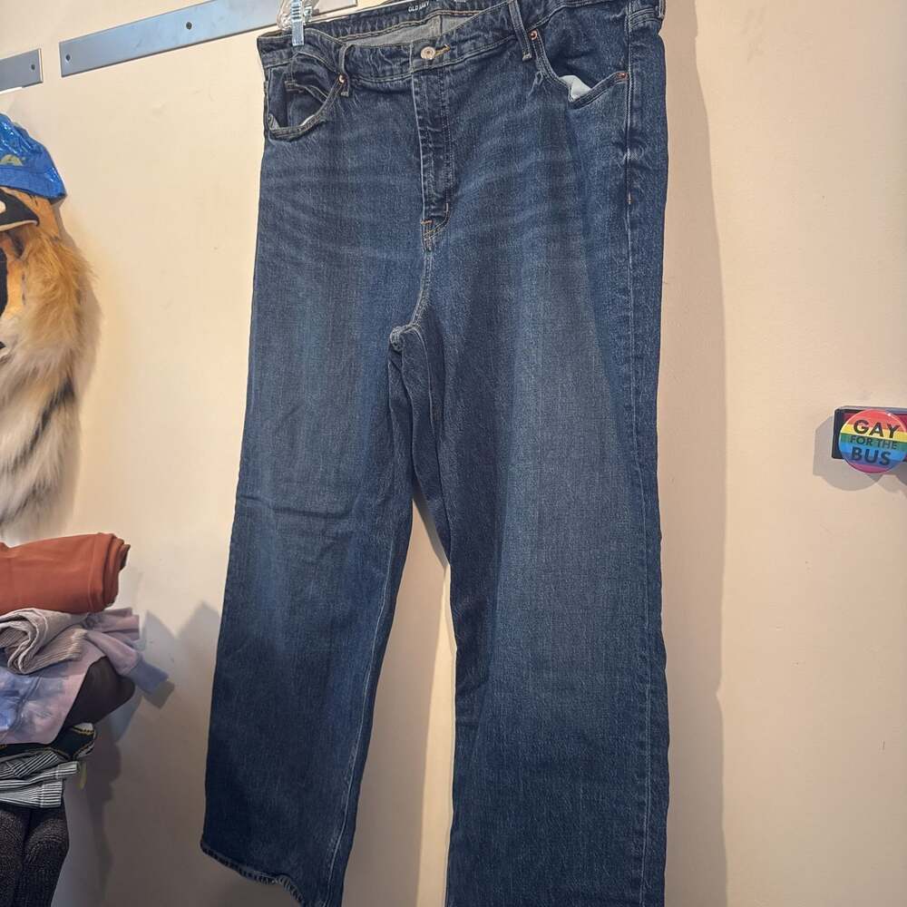Old Navy Extra High-Waisted Wide-Leg Jeans